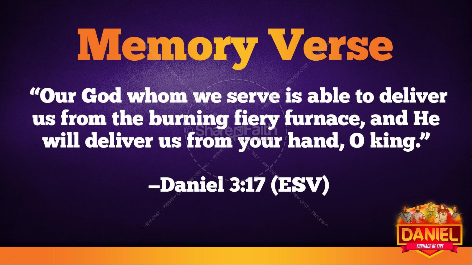 Daniel 3 The Furnace of Fire Kids Bible Story Thumbnail 39