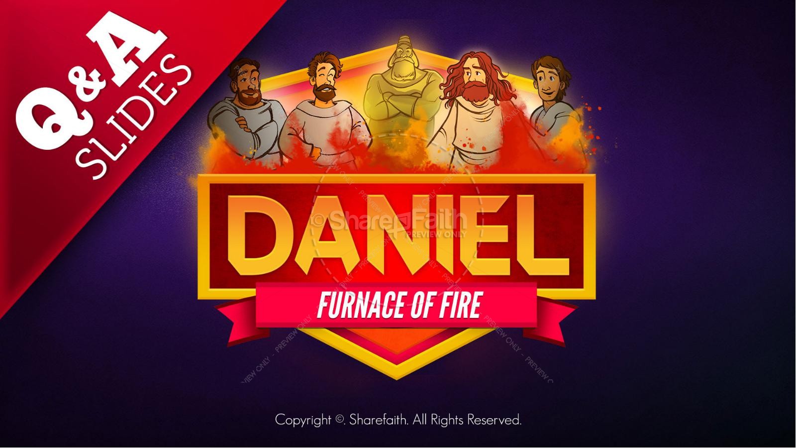 Daniel 3 The Furnace of Fire Kids Bible Story Thumbnail 9