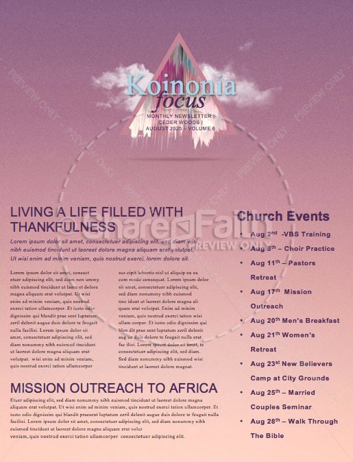 Expect More Church Sermon Newsletter Thumbnail Showcase