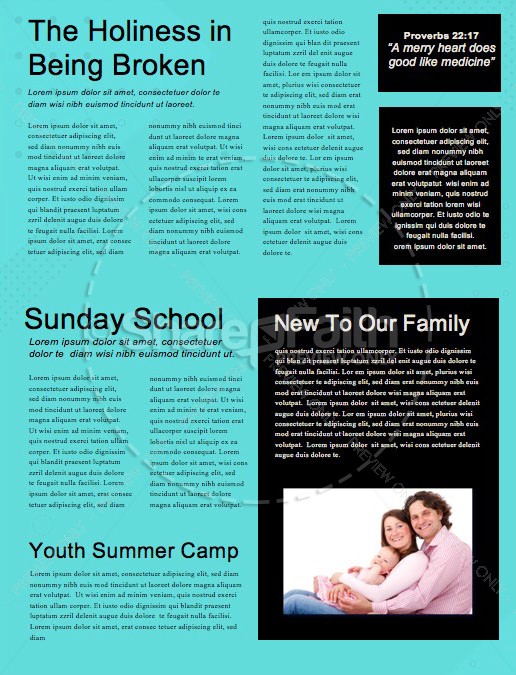 History Makers Church Sermon Newsletter | page 2