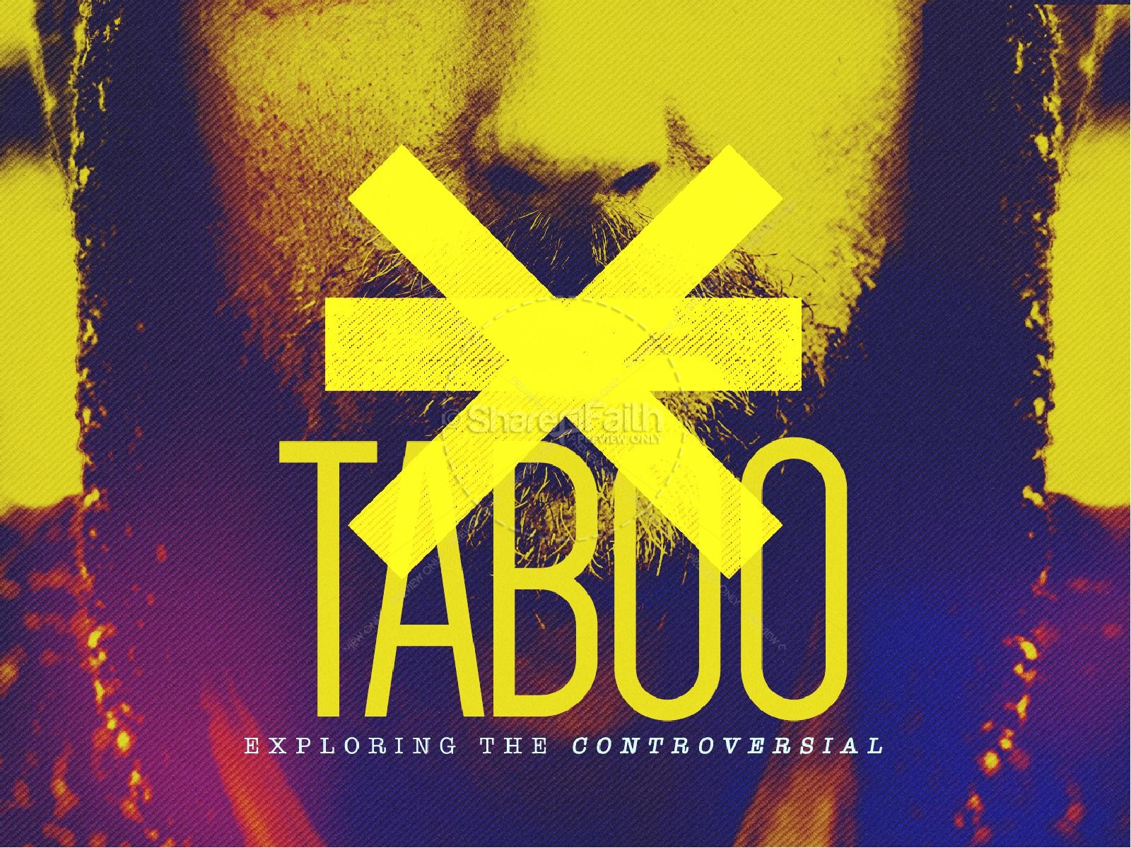 Taboo Sermon Graphic Design