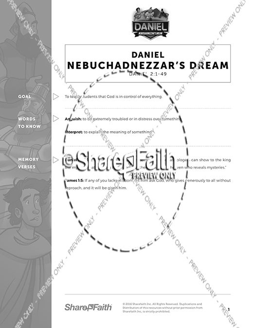 Daniel 2 Nebuchadnezzar's Dream Curriculum Thumbnail Showcase