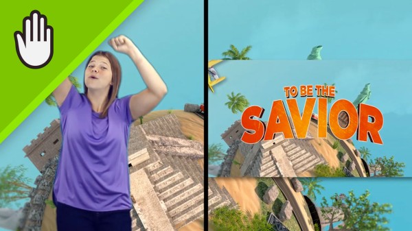 Savior Kids Worship Video for Kids Hand Motions Split Screen Sample