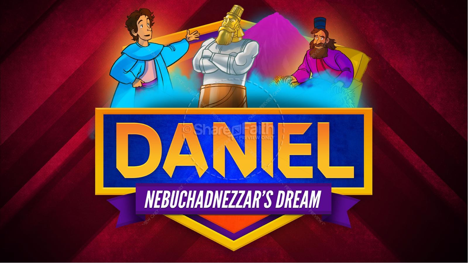 The Daniel 2 Nebuchadnezzar's Bible Story Thumbnail 1