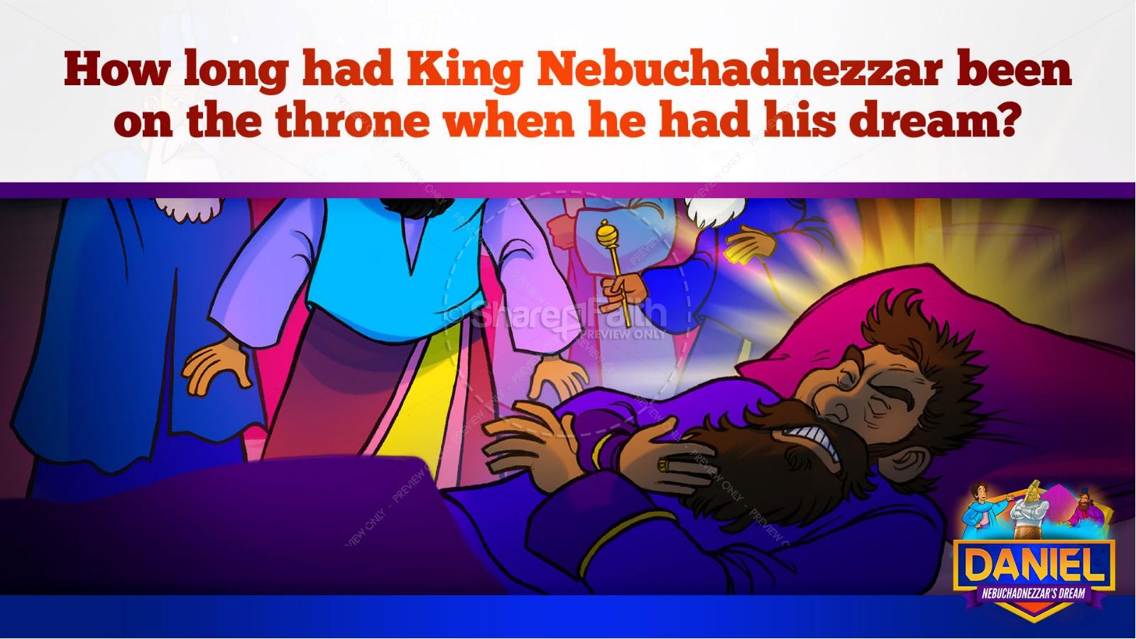 The Daniel 2 Nebuchadnezzar's Bible Story Thumbnail 11