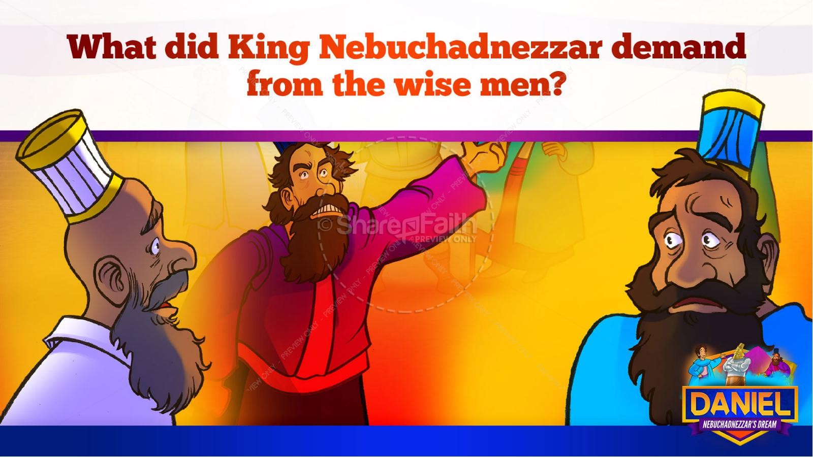 The Daniel 2 Nebuchadnezzar's Bible Story Thumbnail 15