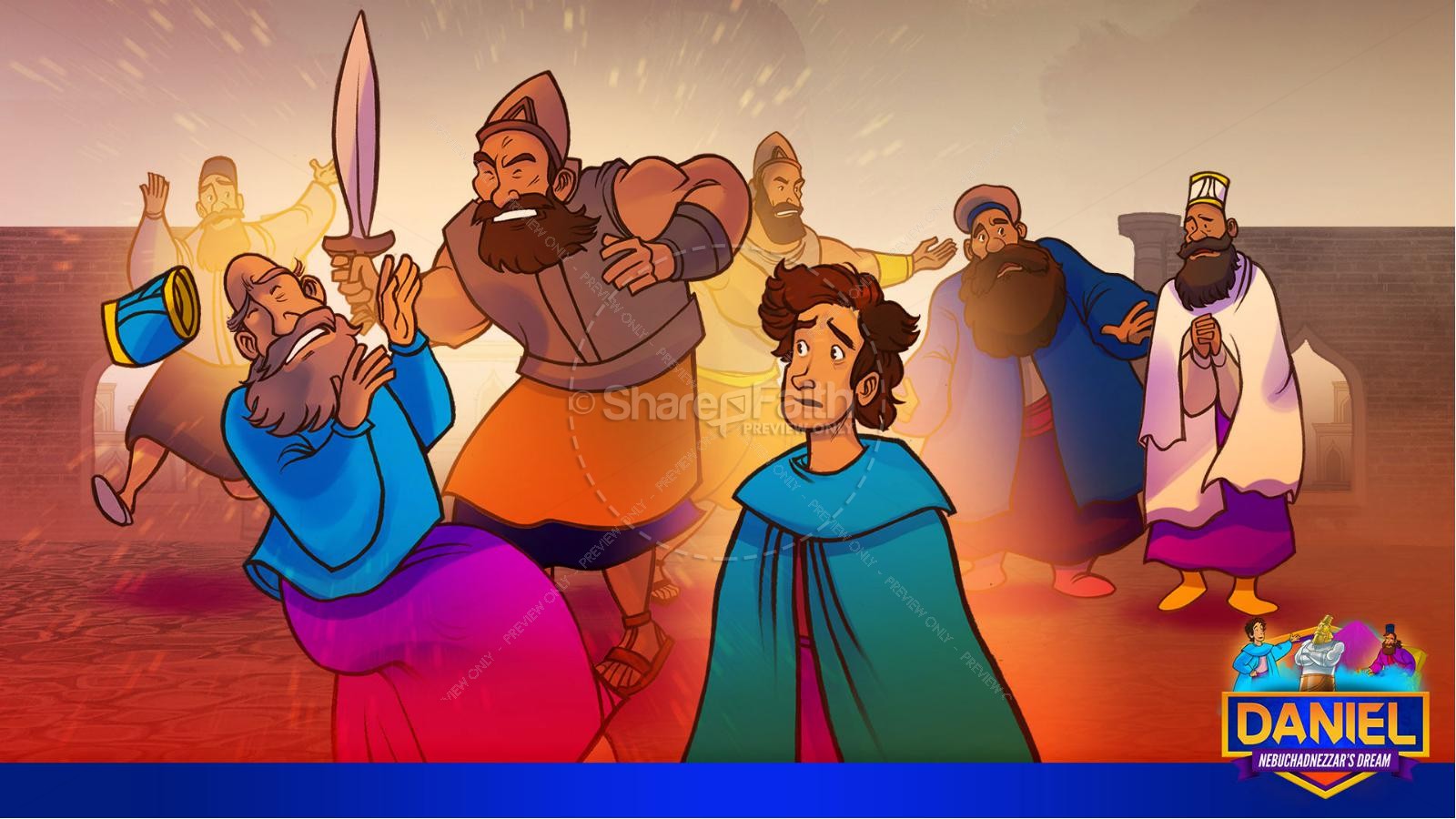The Daniel 2 Nebuchadnezzar's Bible Story Thumbnail 18