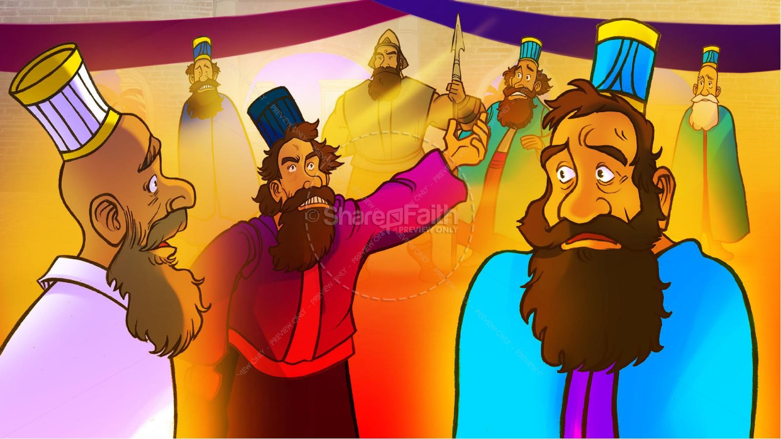 The Daniel 2 Nebuchadnezzar's Bible Story Thumbnail 3