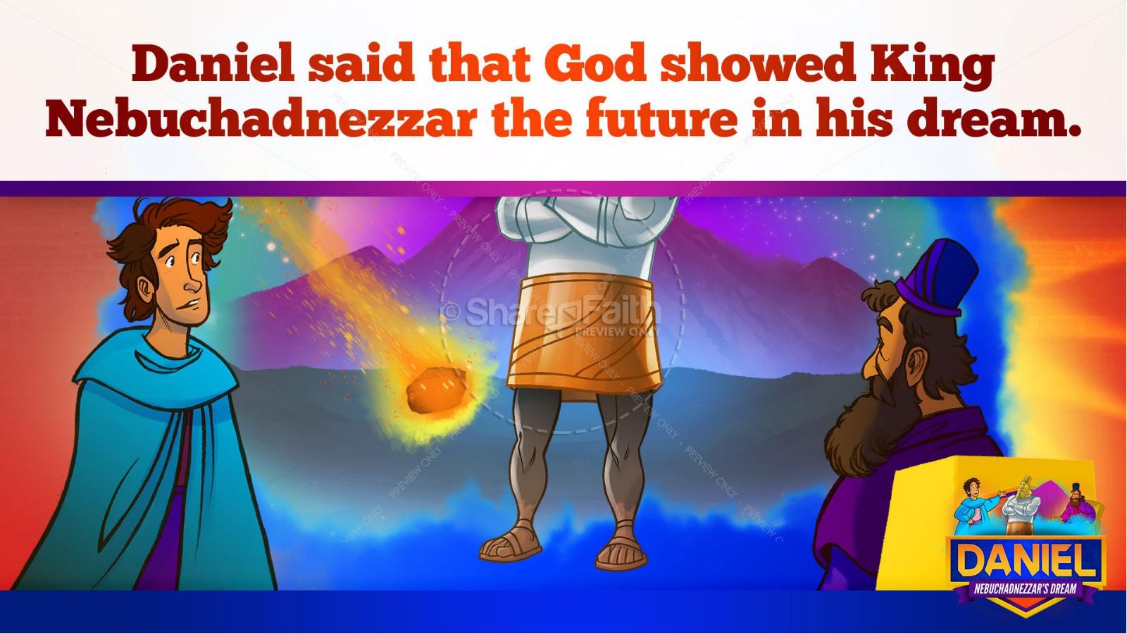 The Daniel 2 Nebuchadnezzar's Bible Story Thumbnail 32