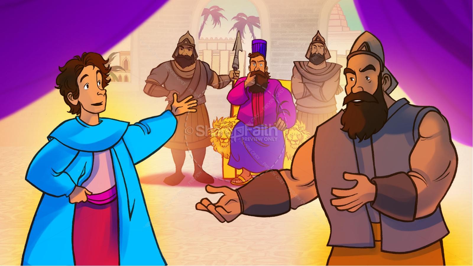 The Daniel 2 Nebuchadnezzar's Bible Story Thumbnail 6