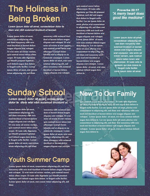 Advent Season Church Service Newsletter | page 2