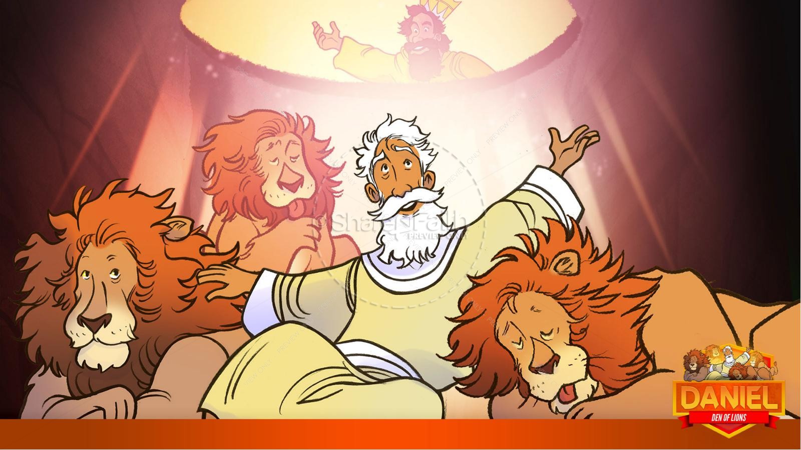 Daniel 6 Den of Lions Kids Bible Story | slide 26