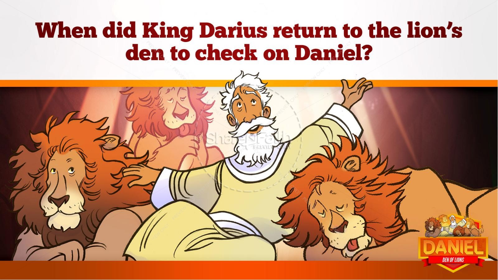 Daniel 6 Den of Lions Kids Bible Story Thumbnail 27