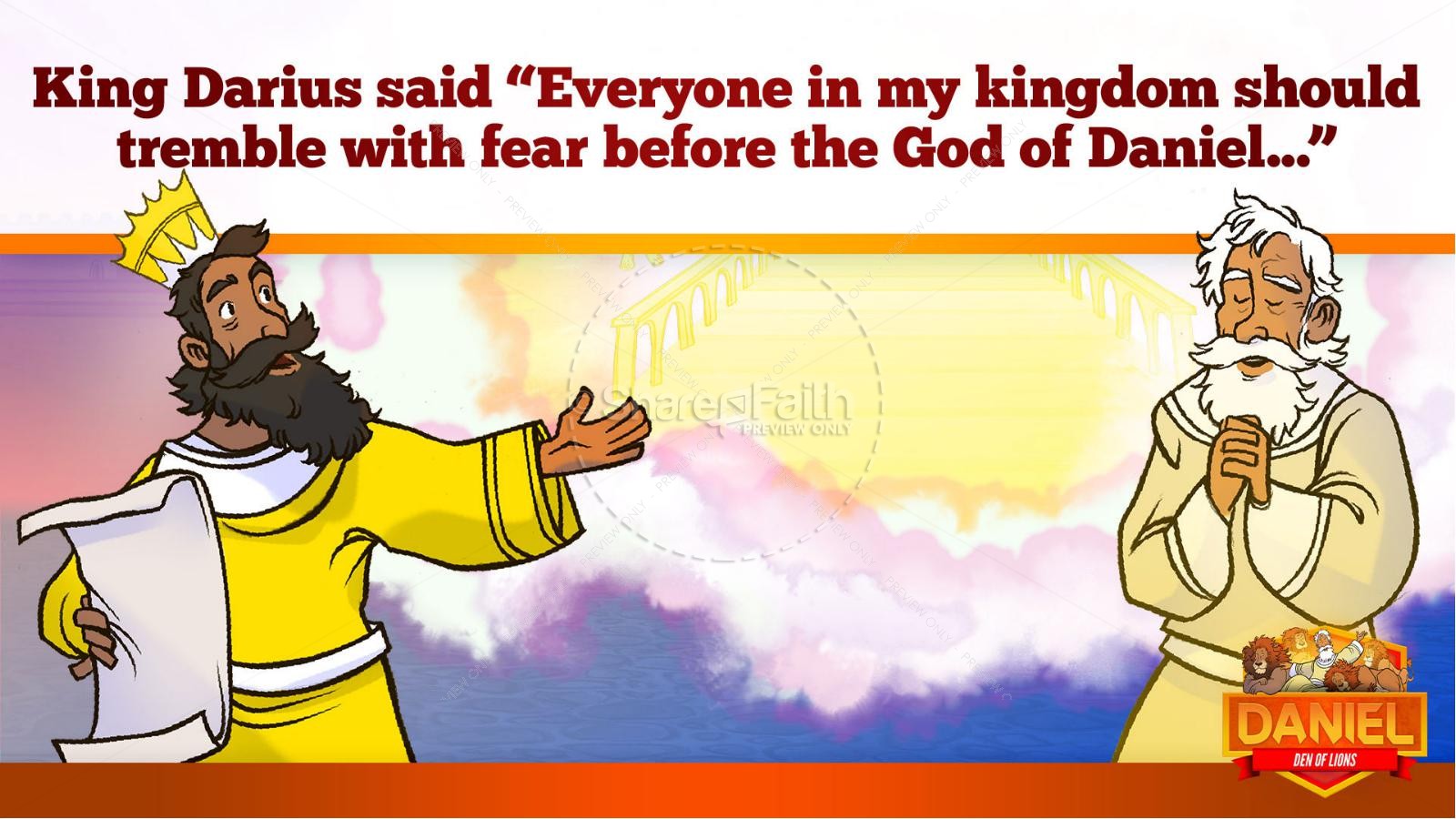 Daniel 6 Den of Lions Kids Bible Story Thumbnail 36
