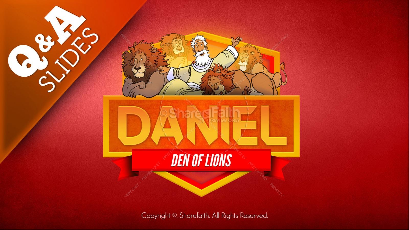Daniel 6 Den of Lions Kids Bible Story Thumbnail 9
