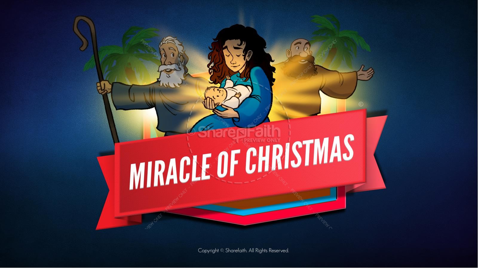 Luke 2 The Miracle of Christmas Kids Bible Story