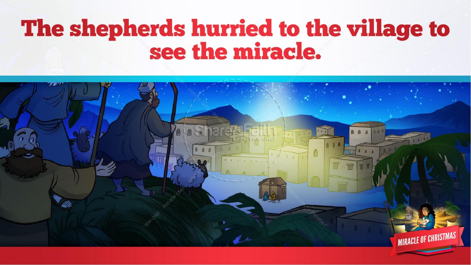 Luke 2 The Miracle of Christmas Kids Bible Story Thumbnail 32