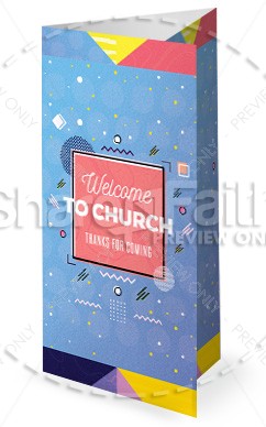 Family Sunday Church Trifold Bulletin Thumbnail Showcase