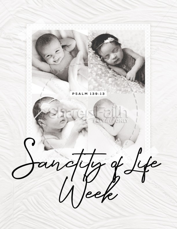 Sanctity of Life Church Flyer Thumbnail Showcase