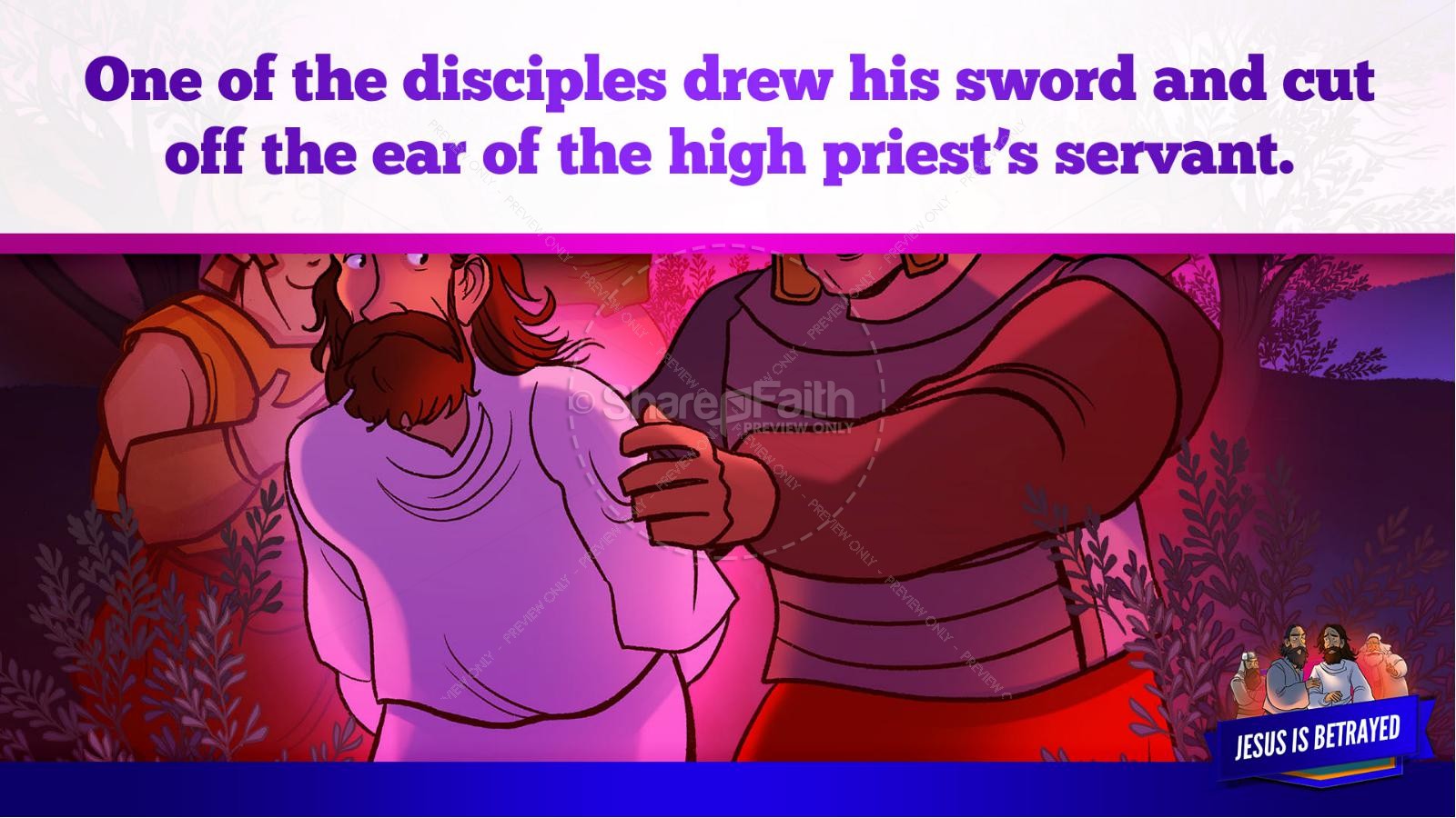 Matthew 26 Jesus is Betrayed Kids Bible Story Thumbnail 24