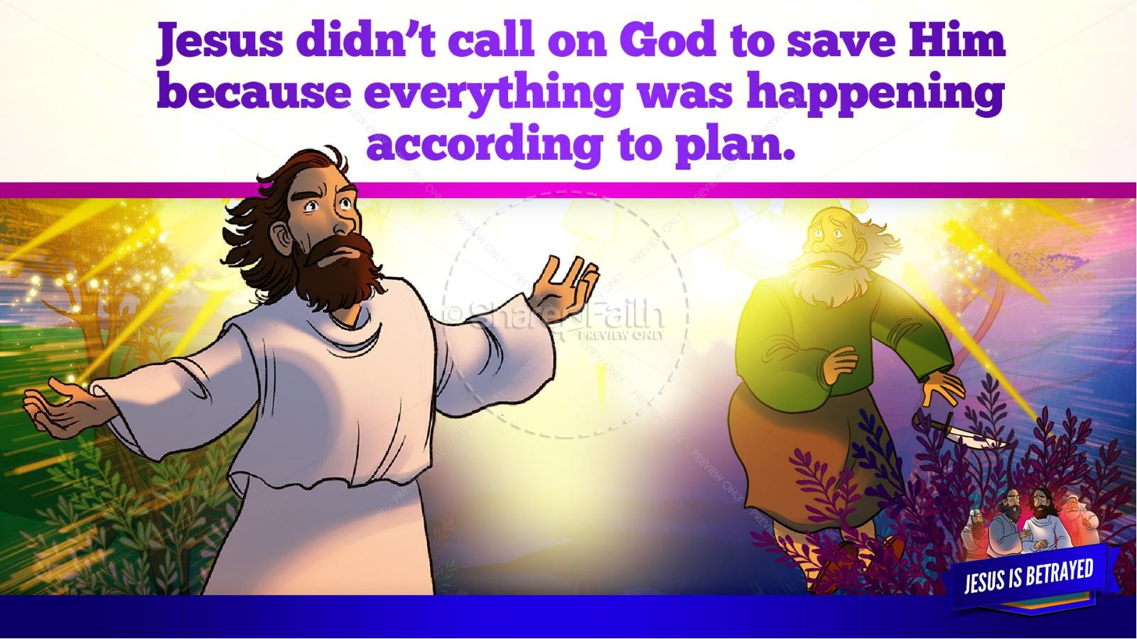 Matthew 26 Jesus is Betrayed Kids Bible Story Thumbnail 28