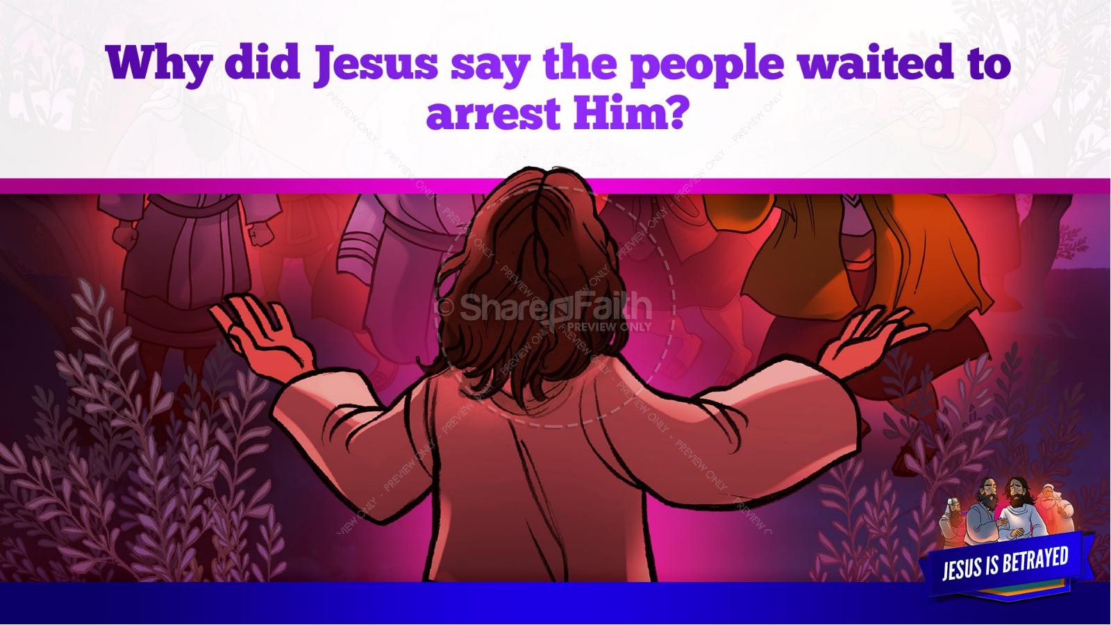 Matthew 26 Jesus is Betrayed Kids Bible Story Thumbnail 31