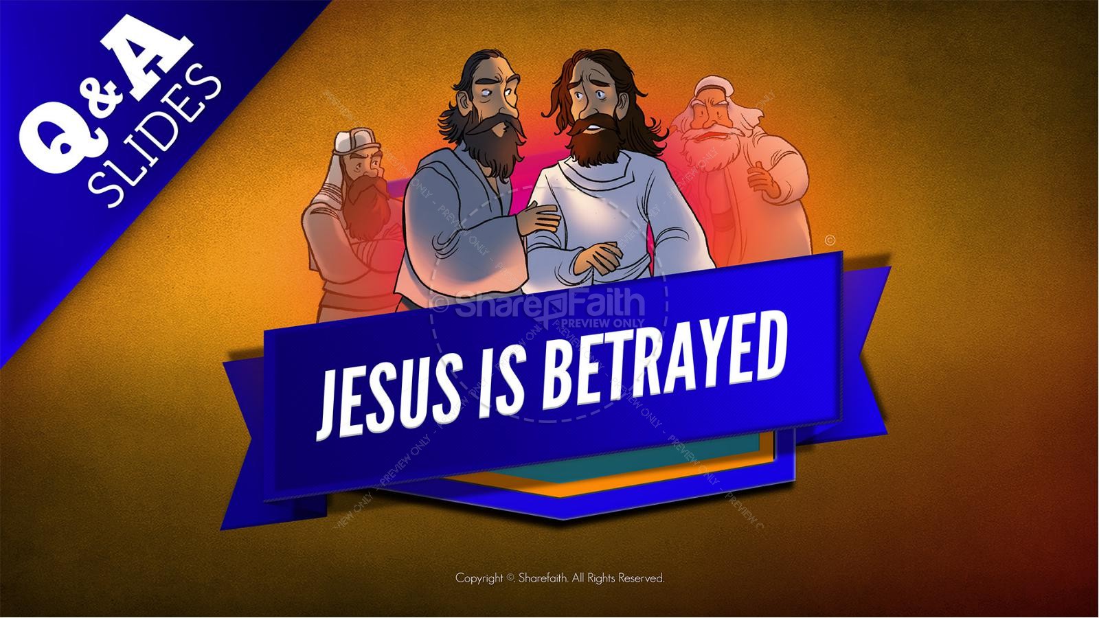 Matthew 26 Jesus is Betrayed Kids Bible Story Thumbnail 9