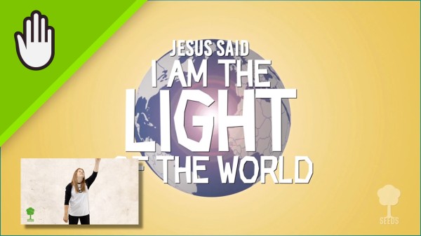 The Light Of The World Kids Worship Video for Kids Hand Motions