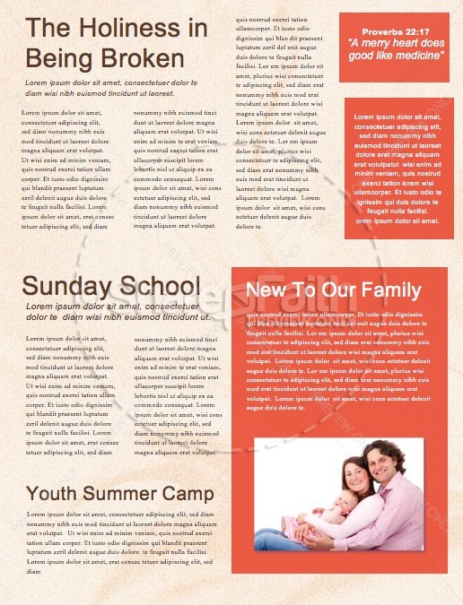 Easter Sunday Colorful Church Newsletter | page 2