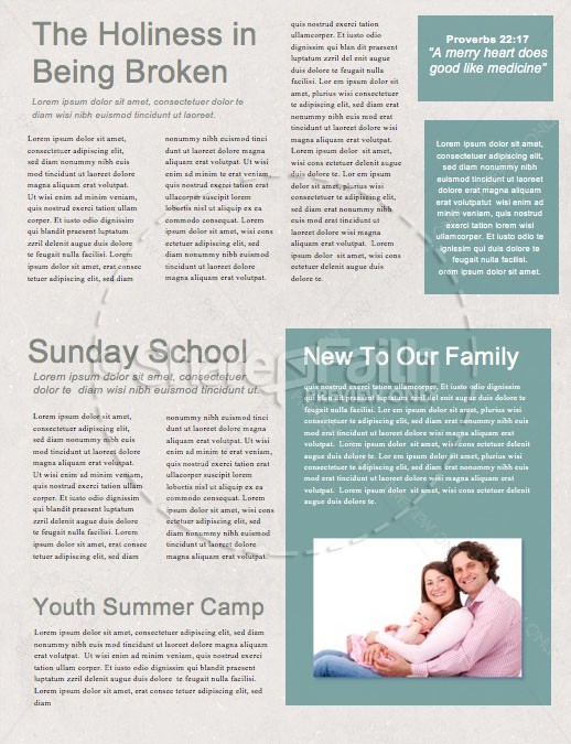 Easter Sunday Lily Church Newsletter | page 2