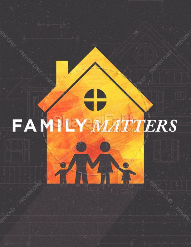 Family Matters House Church Flyer Thumbnail Showcase