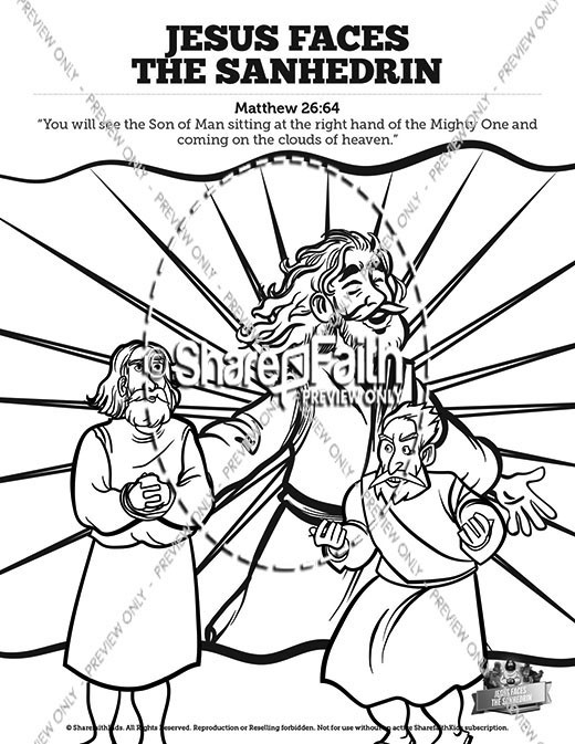 jesus hand coloring page