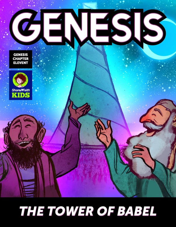 Genesis 11 Tower of Babel Digital Comic Thumbnail Showcase