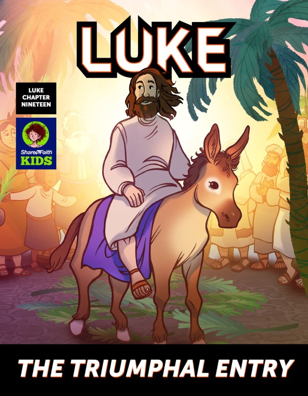 Luke 19 The Triumphal Entry Digital Comic