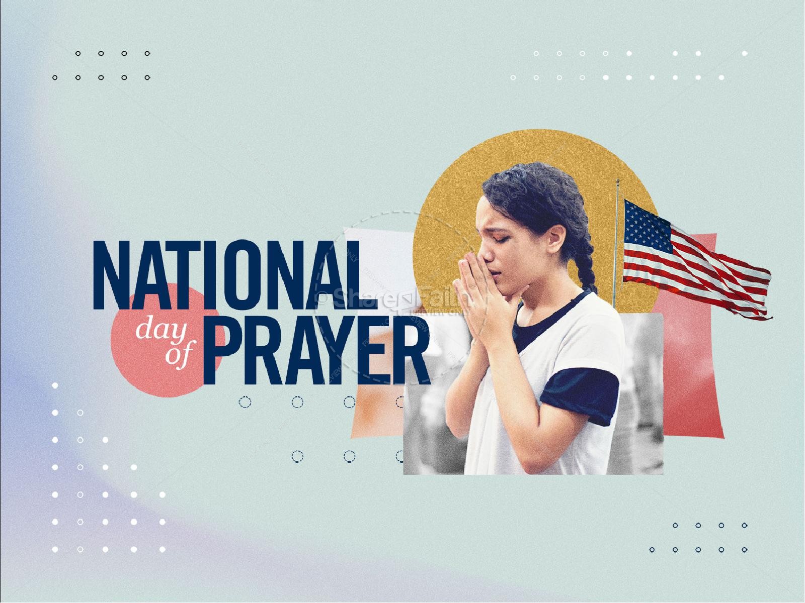 National Day Of Prayer Church PowerPoint Thumbnail 1