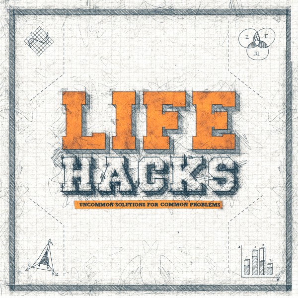 Life Hacks Social Media Graphic Thumbnail Showcase