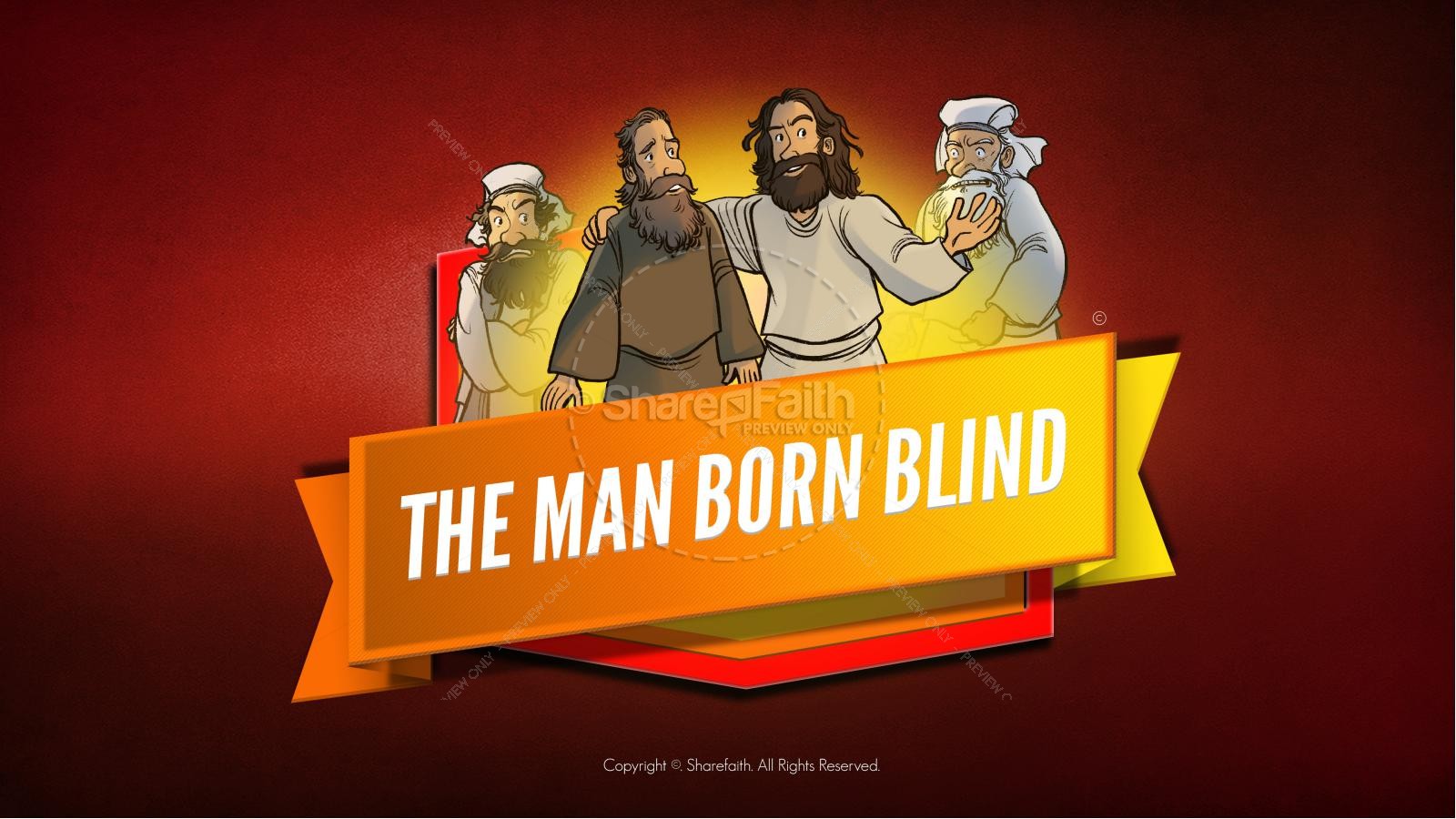 John 9 The Man Born Blind Kids Bible Story Thumbnail 1