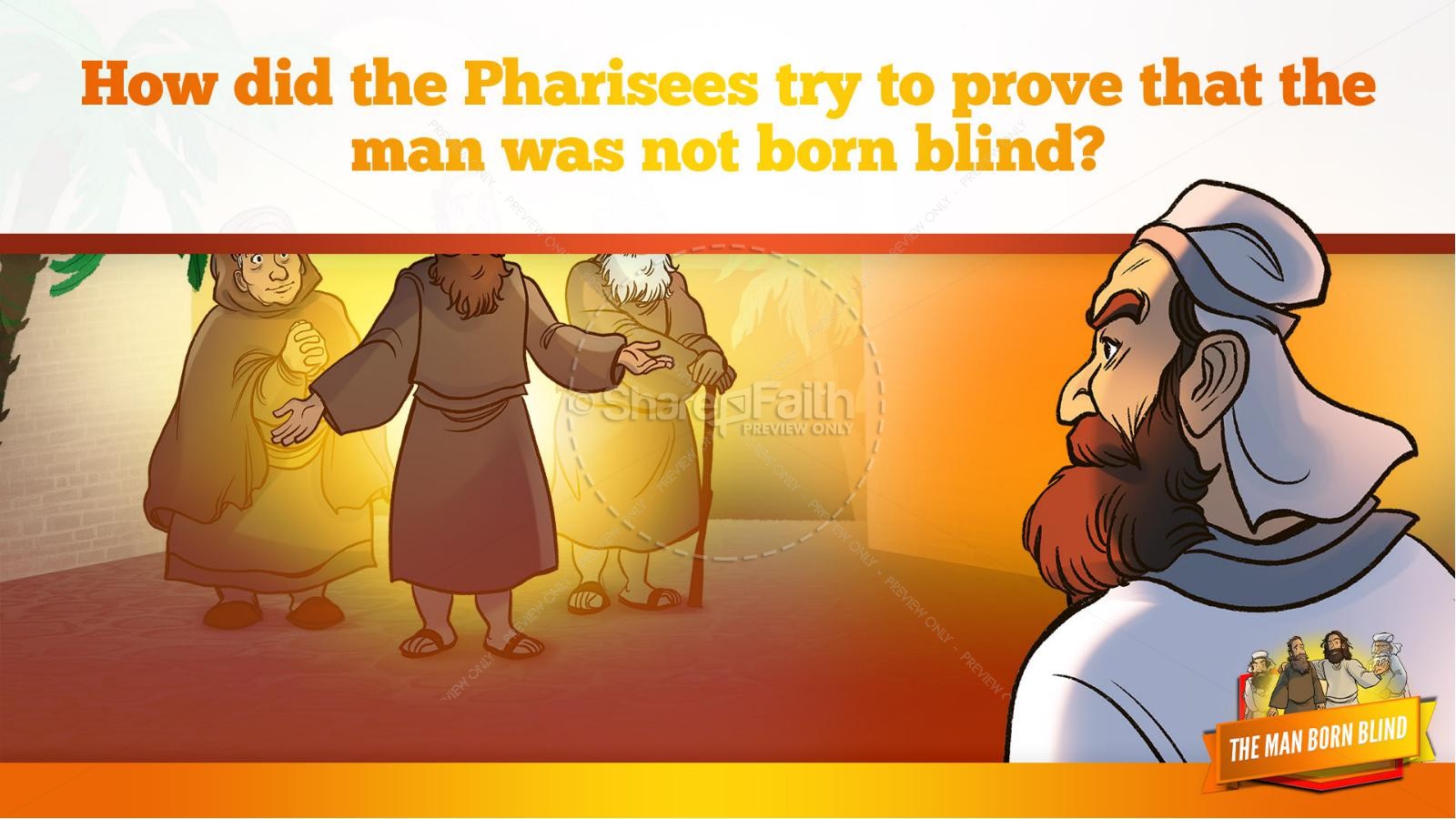 John 9 The Man Born Blind Kids Bible Story Thumbnail 27