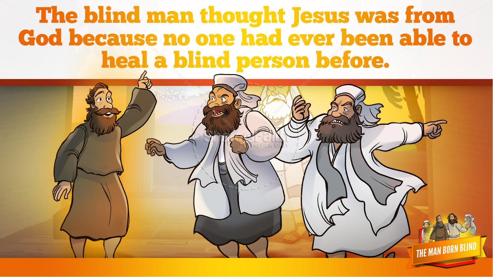 John 9 The Man Born Blind Kids Bible Story Thumbnail 32