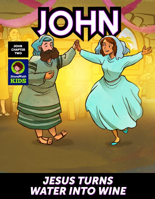 Jesus Turns Water Into Wine Digital Comics Thumbnail Showcase
