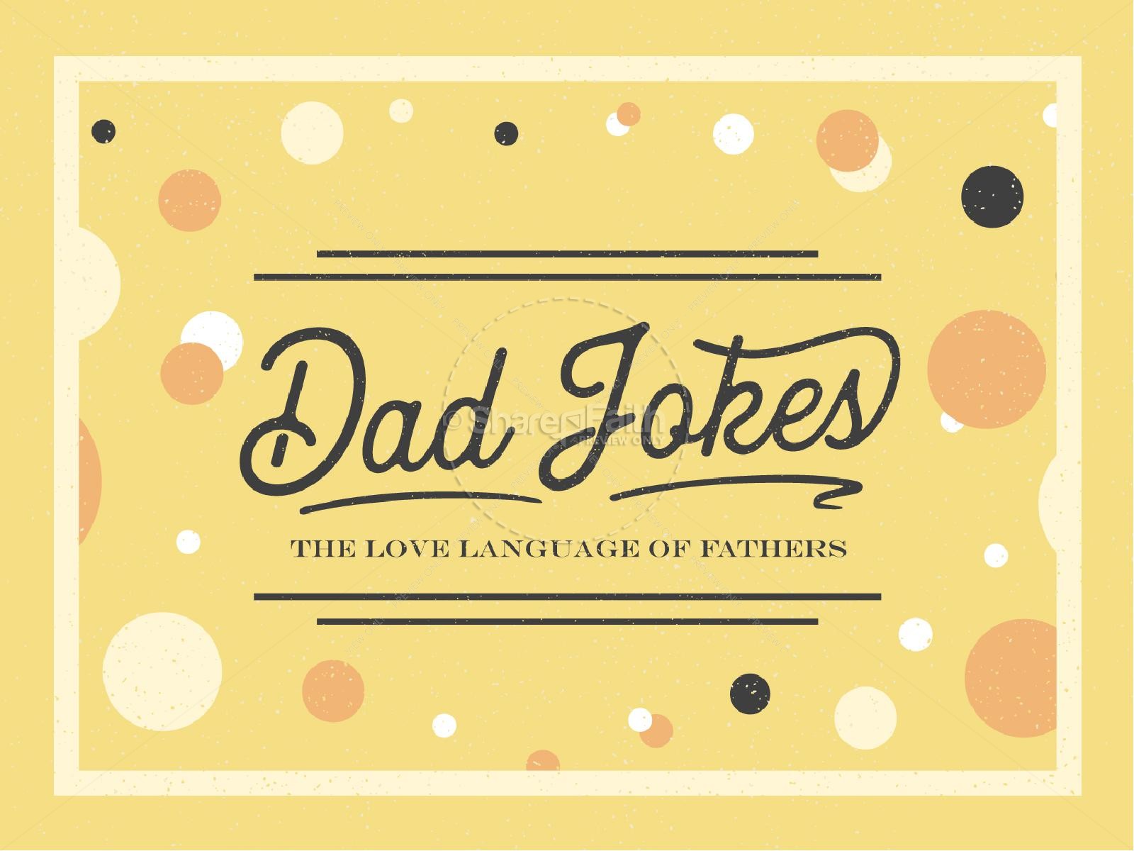 Dad Jokes Father's Day Church PowerPoint Thumbnail 1