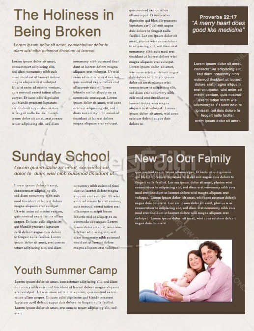 Thank You Dad Shoes Church Newsletter | page 2