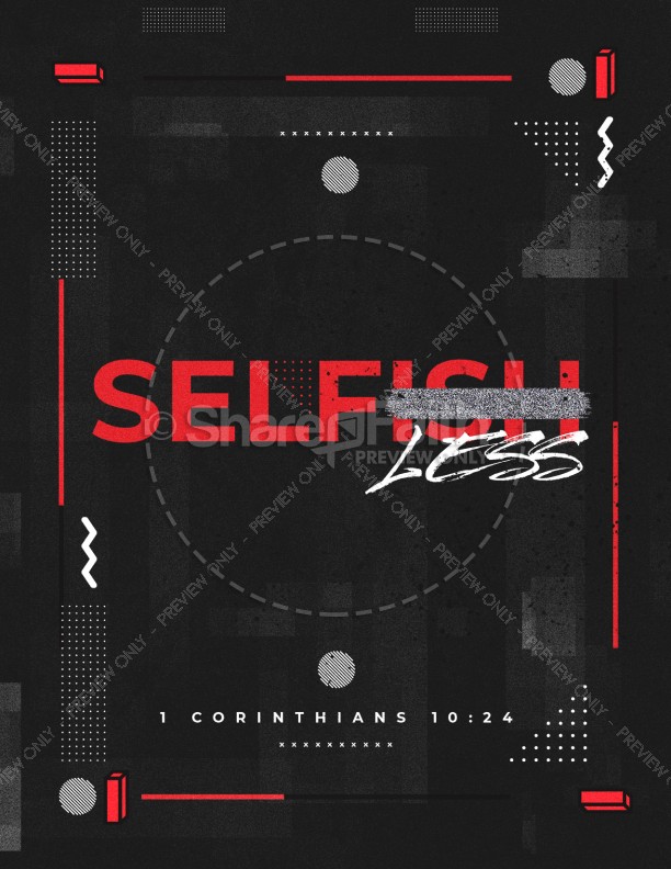 Selfless Church Flyer Thumbnail Showcase