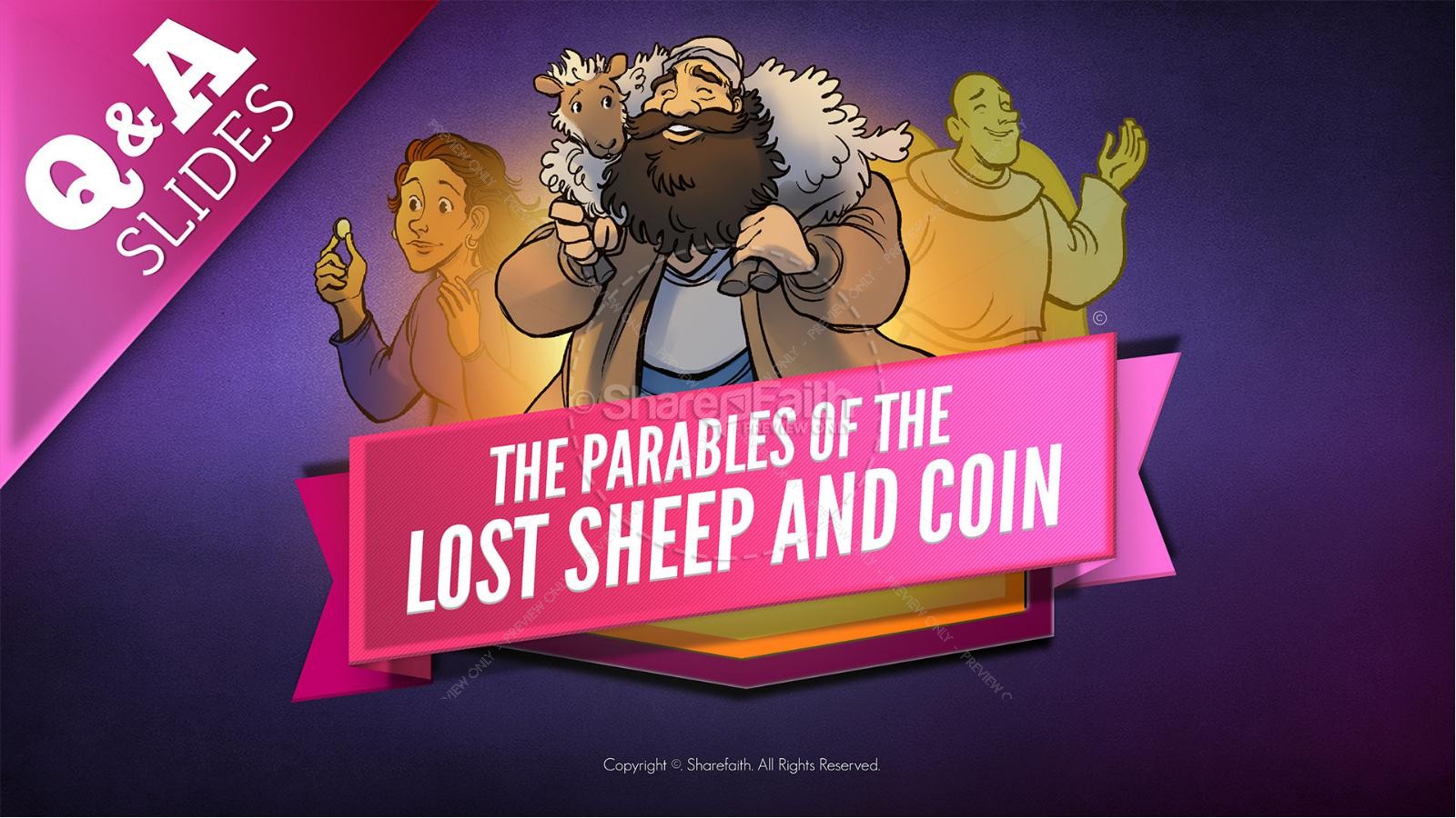 Luke 15 The Parables of the Lost Sheep and Coin Kids Bible Story