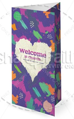 Love Like Jesus Church Trifold Bulletin Thumbnail Showcase