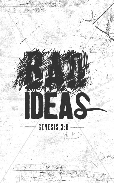 Bad Ideas Church Bifold Bulletin Thumbnail Showcase