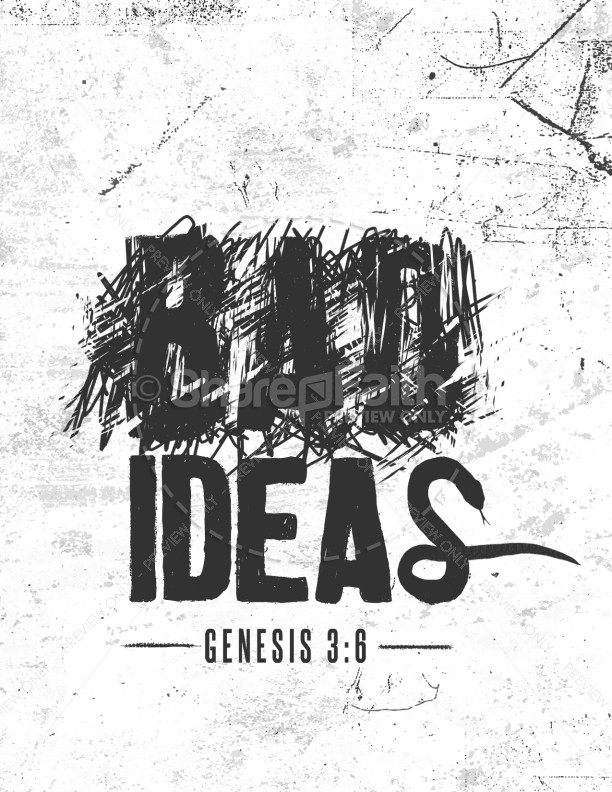 Bad Ideas Church Flyer Thumbnail Showcase