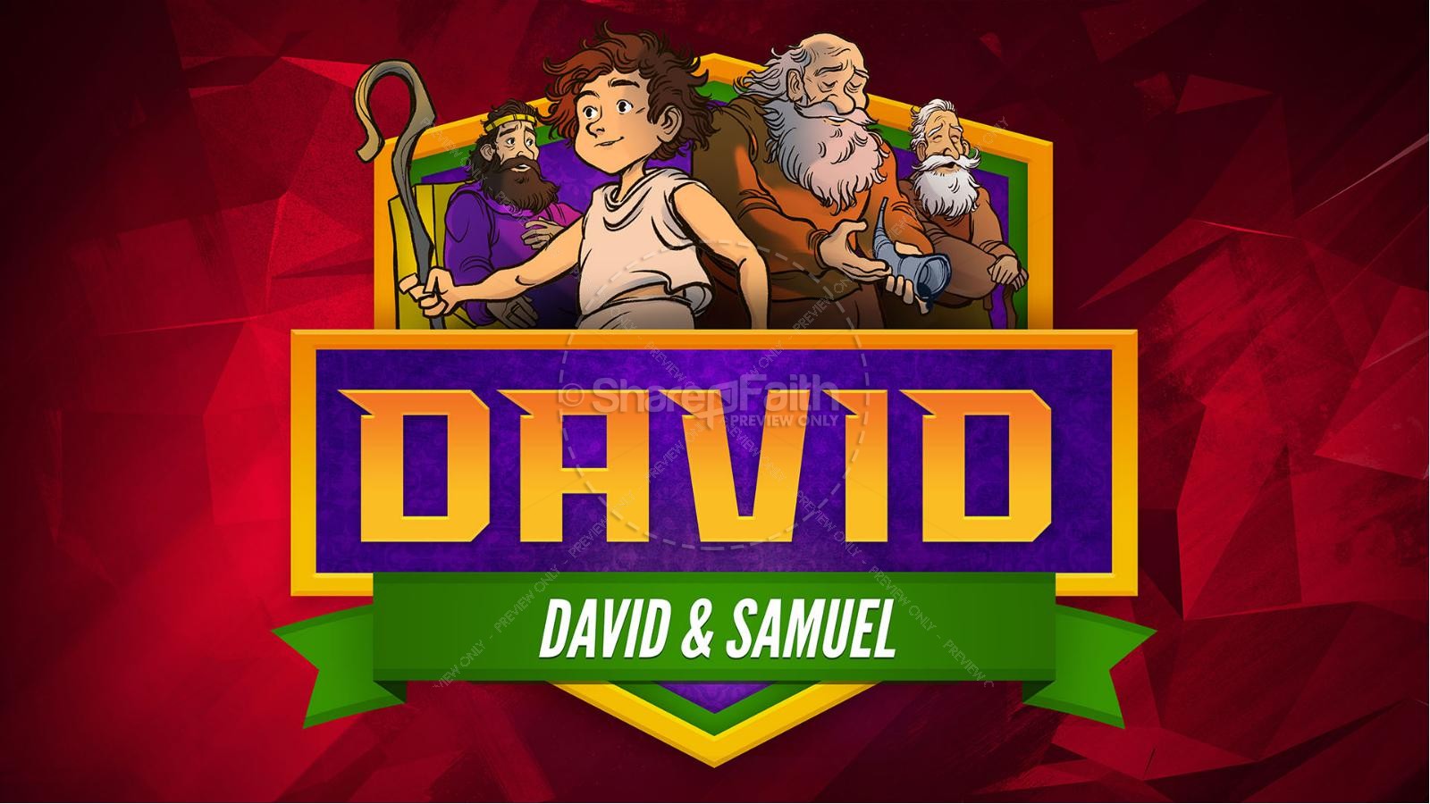 1 Samuel 16 David and Samuel Kids Bible Story