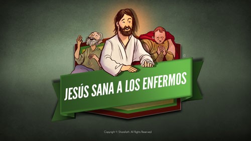 Jesús sana el video bíblico enfermo para niños