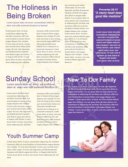 Back To School Yellow Church Newsletter | page 2